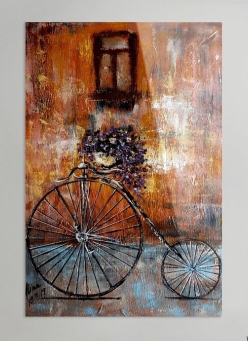 ArteDiAlina.com painting: purple ride