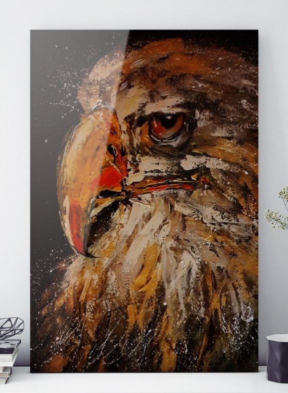 ArteDiAlina.com painting: golden eagle