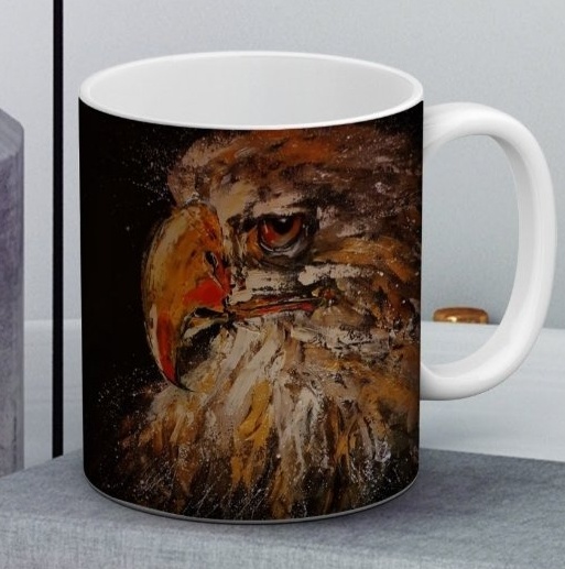 ArteDiAlina.com painting: golden eagle