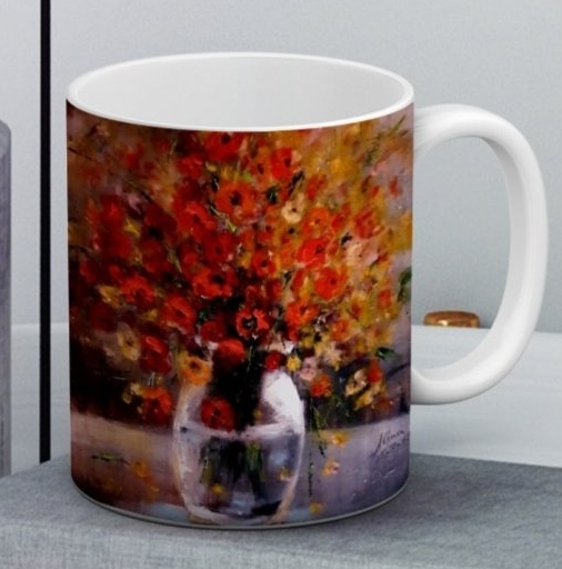 ArteDiAlina.com painting: wild field flowers