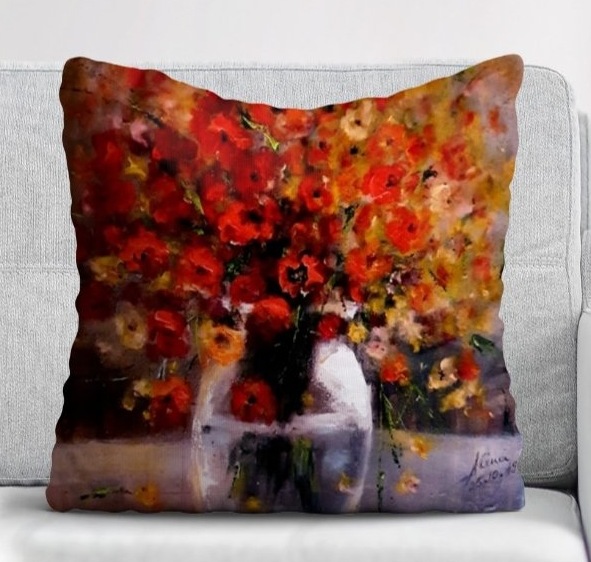 ArteDiAlina.com painting: wild field flowers